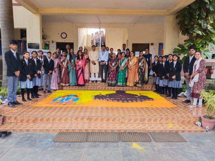 एबीसी स्कूल में आयोजित की गई रंगोली, ड्राइंग व क्ले आर्ट प्रतियोगिता