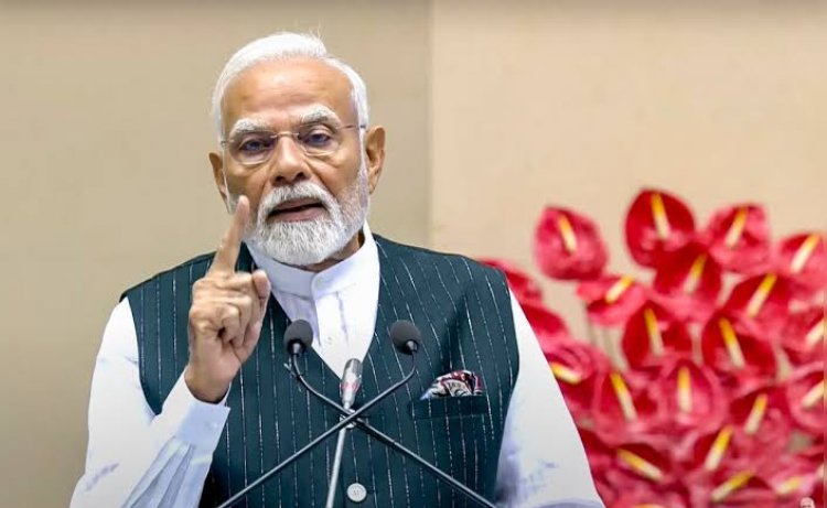 पीएम मोदी ने बिहार के युवाओं को चुनाव के लिए किया प्रेरित, विपक्ष को बताया 'लठबंधन'