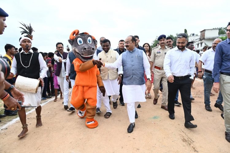 उप मुख्यमंत्री अरुण साव ने किया विकासखंड स्तरीय बस्तर ओलंपिक का किया शुभारंभ