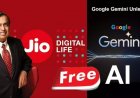 जियो का बड़ा तोहफा: अब हर यूजर को मिलेगा फ्री Google AI Pro सब्सक्रिप्शन