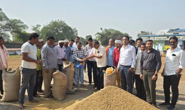 छत्तीसगढ़ में धान खरीदी शुरू :  सीएम साय ने कहा-किसानों की मेहनत का सम्मान हमारा संकल्प