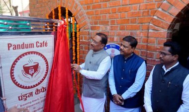 मुख्यमंत्री विष्णु देव साय ने 'पंडुम कैफे' का किया शुभारंभ