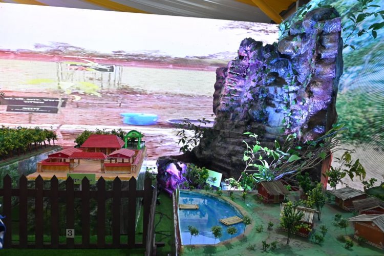 वन विभाग का स्टाल बना आकर्षण का केंद्र,ग्रीन गुफा और मियावाकी फॉरेस्ट जैसे नवाचारों की झलक