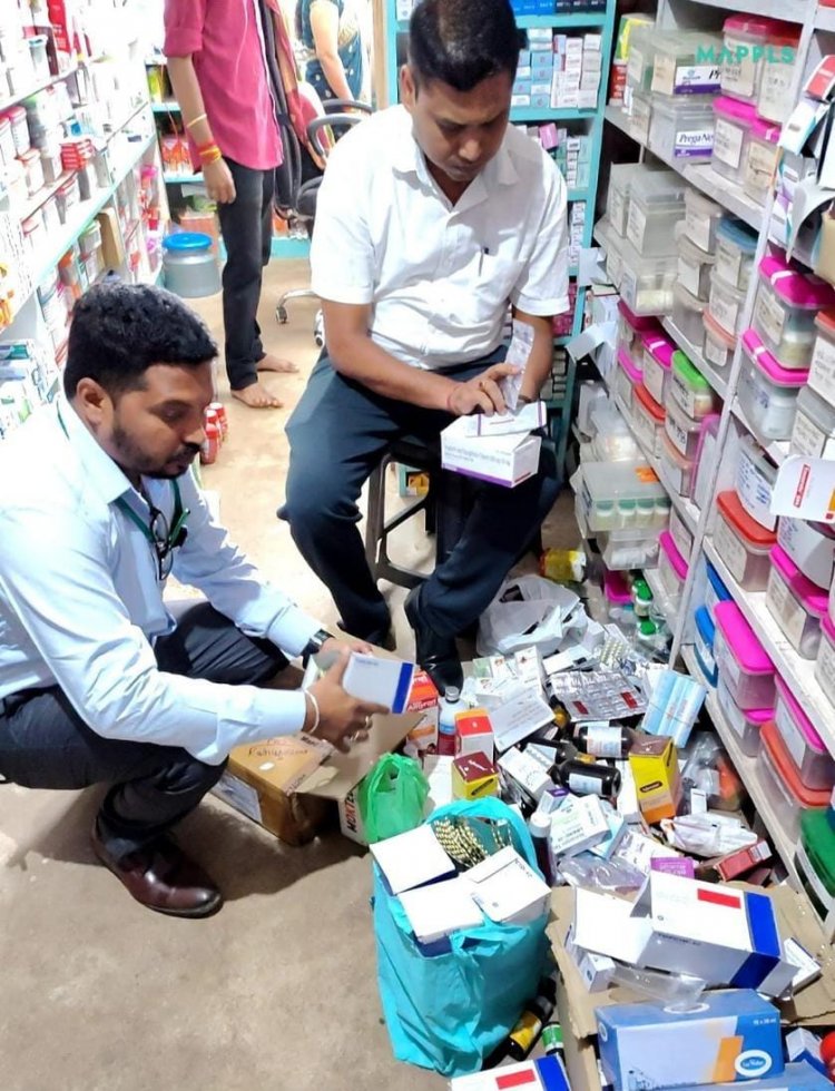 नकली कफ सिरप बेचने पर कार्रवाई,मेडिकल स्टोर का संचालक गिरफ्तार
