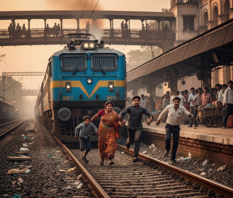 मिर्जापुर रेल हादसा: कार्तिक पूर्णिमा पर गंगा स्नान जाते 4 श्रद्धालुओं की ट्रेन से कटकर मौत