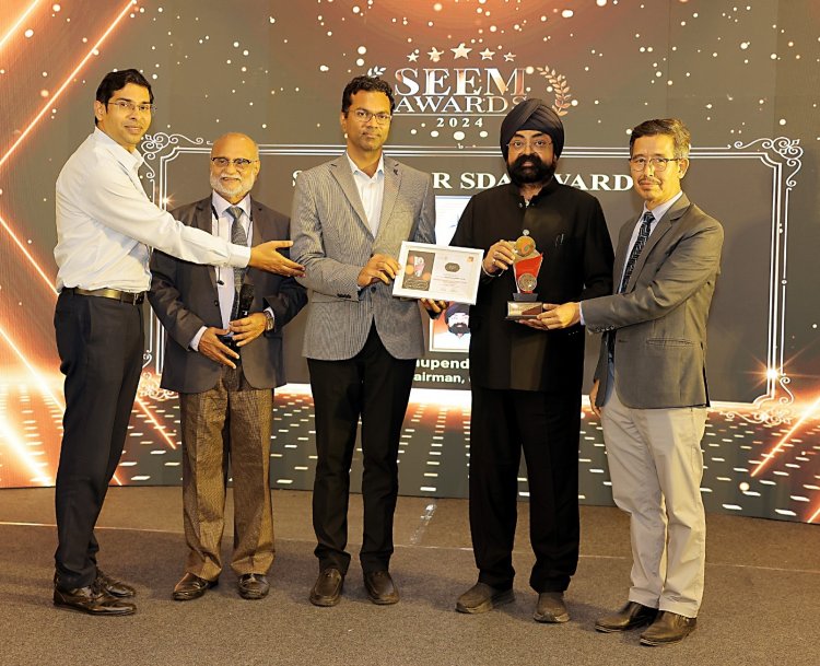 ऊर्जा संरक्षण क्षेत्र में उत्तम प्रदर्शन क्रेडा एसडीए अवार्ड से सम्मानित, राजेश सिंह राणा को बेस्ट सीईओ का सम्मान