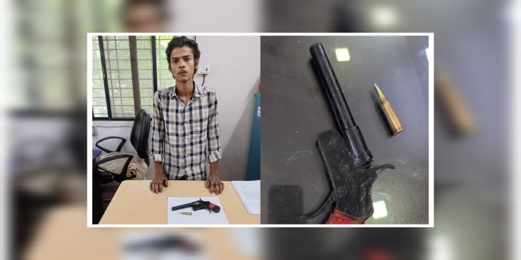 रायपुर में देशी कट्टा और जिंदा कारतूस जब्त,रेलवे स्टेशन के पास पुलिस ने युवक को दबोचा