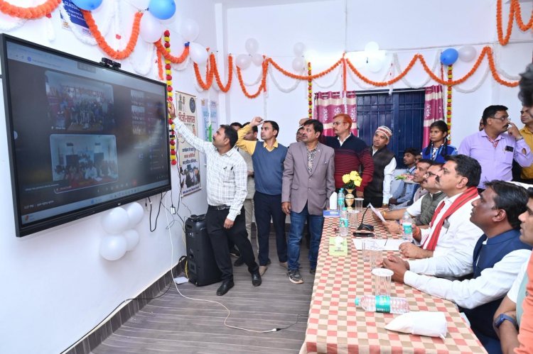 जब उपमुख्यमंत्री विजय शर्मा बने छात्र,कहा-स्मार्ट क्लास से कठिन विषय भी होंगे रोचक और आसान