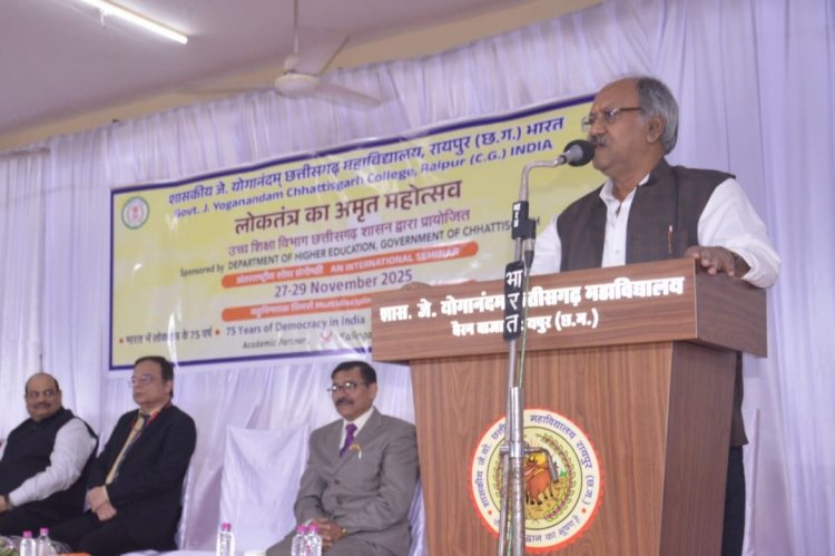 “भारत का लोकतंत्र हजारों वर्षों की ज्ञान-परंपरा का आधुनिक पुनर्जन्म: सांसद बृजमोहन”