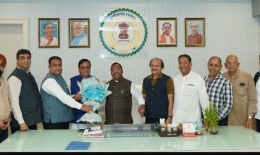 छत्तीसगढ़ चैम्बर ऑफ कॉमर्स ने  कृषि मंत्री से मंडी शुल्क एवं कृषक कल्याण शुल्क में छूट देने किया आग्रह