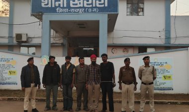 अडानी पॉवर प्लांट से 2 लाख से अधिक का तांबा चोरी करने वाले  5 आरोपी गिरफ्तार