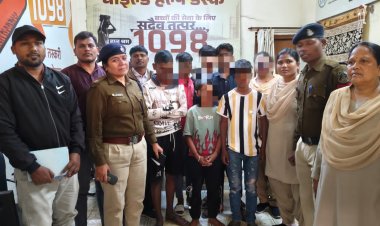 बाल तस्करी का प्रयास विफल, मुंबई–हावड़ा मेल से 6 नाबालिग बालकों का रेस्क्यू