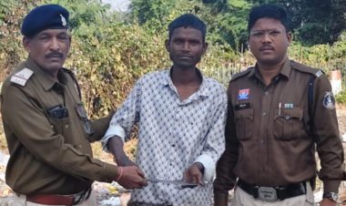 Raipur Breaking :  धारदार चाकू लेकर घूमते युवक गिरफ्तार