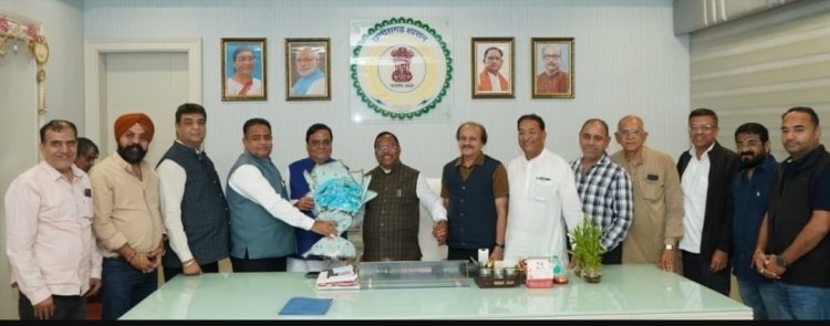 छत्तीसगढ़ चैम्बर ऑफ कॉमर्स ने  कृषि मंत्री से मंडी शुल्क एवं कृषक कल्याण शुल्क में छूट देने किया आग्रह