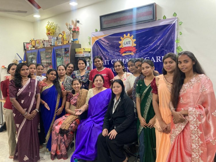 कैट महिला विंग द्वारा किया गया स्वावलंबी महिला प्रशिक्षण कार्यक्रम का आयोजन