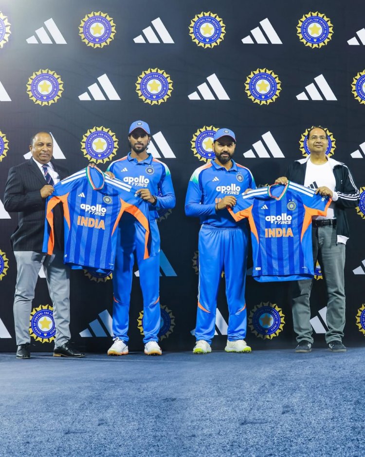 T20 वर्ल्ड कप के लिए टीम इंडिया की नई जर्सी लॉन्च
