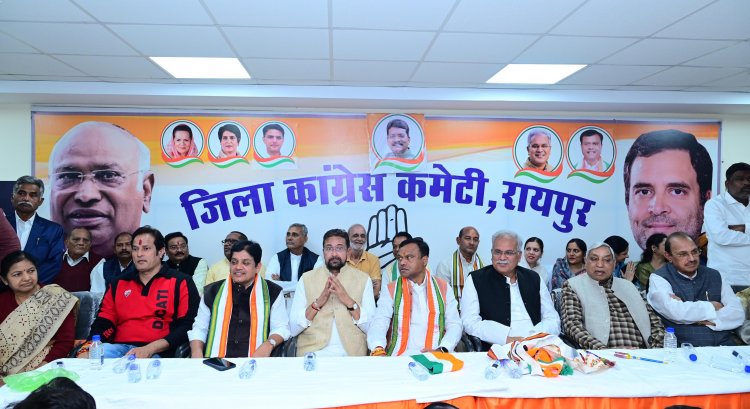 श्रीकुमार शंकर मेनन और पप्पू बंजारे ने किया पदभार ग्रहण, कांग्रेस में उत्साह की लहर