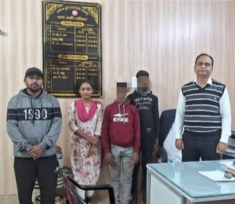 ट्रेन में रोकी गई नाबालिग बच्चों की तस्करी,दोनों बच्चे सुरक्षित,आरोपी पर केस दर्ज