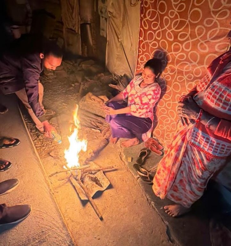 नगर निगम की पहल : ठंड से बचाने रायपुर में 30 से अधिक स्थानों पर प्रतिदिन जलाए जा रहे अलाव