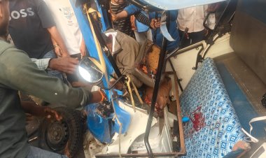 रायपुर के वीआईपी रोड में खौफनाक एक्सीडेंट,बेकाबू बोलेरो ने पहले कार को ठोंका, ई-रिक्शा चालक का पैर कटा