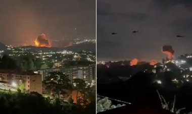 धमाकों से दहली वेनेजुएला की राजधानी, सैन्य बेस के पास ब्लैकआउट; राष्ट्रपति मदुरो ने की आपातकाल की घोषणा