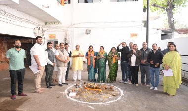 जगन्नाथ मंदिर परिसर में 10 सीटर सार्वजनिक शौचालय निर्माण का भूमिपूजन संपन्न