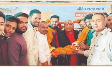 जन्मदिन पर सत्यनारायण शर्मा ने पाया शतायु होने का आशीर्वाद