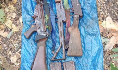 गरियाबंद में 9 नक्सलियों के हथियारों सहित आत्मसमर्पण के बाद बड़ी कार्रवाई