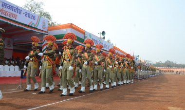 रायपुर में गणतंत्र दिवस समारोह की तैयारियां पूर्ण :  फुल ड्रेस फाइनल रिहर्सल में दिखी परेड,डॉग स्क्वॉड की प्रस्तुति रहेगी विशेष आकर्षण का केंद्र