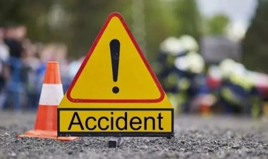 टाटीबंध में राखड़ से भरा ट्रक पलटा, ट्रैफिक जाम में फंसे राज्यपाल