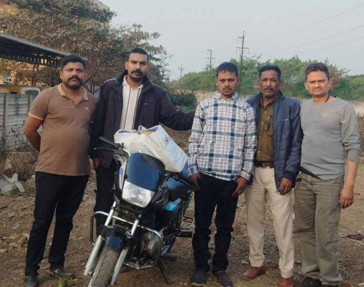 Raipur Crime :  5 किलो से ज्यादा गांजा जब्त, अंतर्राज्यीय तस्कर गिरफ्तार