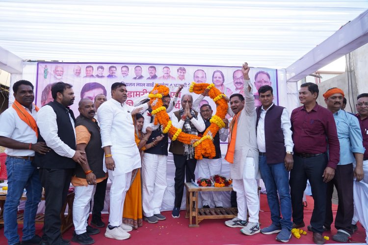 सांसद बृजमोहन ने राजधानी में  10 करोड़ रूपए के विकास कार्यों का किया भूमिपूजन