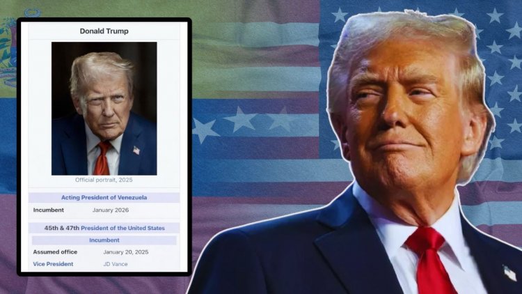 ट्रंप ने खुद को घोषित किया वेनेजुएला का 'कार्यवाहक राष्ट्रपति' : व्हाइट हाउस से कराकस तक मचा हड़कंप!