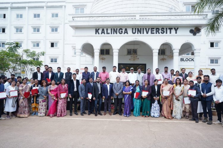कलिंगा विश्वविद्यालय ने किया शिक्षक सम्मान कार्यक्रम 2025 का आयोजन