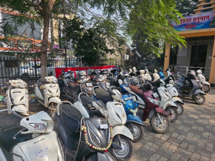 रायपुर पुलिस ने मोपेड चोर गिरोह का किया भंडाफोड़,36 एक्टिवा बरामद, 21 आरोपी गिरफ्तार