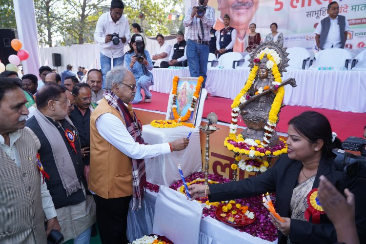 सेना दिवस पर रायपुर ने रचा इतिहास, सांसद बृजमोहन के नेतृत्व में 5 लाख छात्रों ने किया सामूहिक पूर्ण वंदे मातरम् का गायन