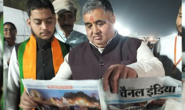 मंत्री राजेश अग्रवाल ने चैनल इंडिया के राजिम कुंभ कल्प विशेषांक को सराहा