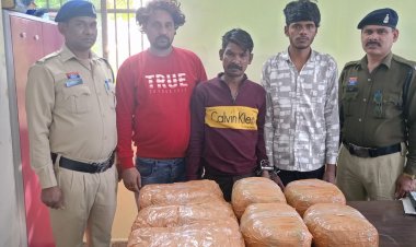 रायपुर में लाखों का गांजा जब्त,तीन अंतर्राज्यीय तस्कर गिरफ्तार