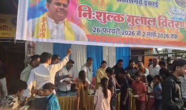 सिंधी काउंसिल ऑफ इंडिया छत्तीसगढ़ इकाई ने बांटे खुशियों के रंग