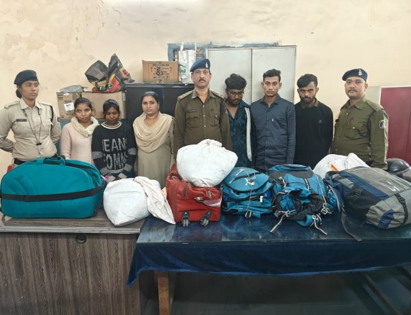 सूखे नशे के अंतरराज्यीय सिंडिकेट का भंडाफोड़ : रायपुर पुलिस ने 24 घंटे में 14 आरोपी पकड़े, लाखों का गांजा जब्त