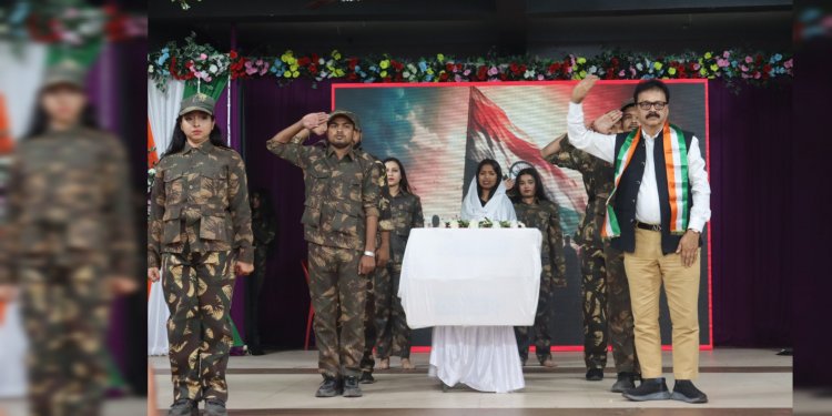 अग्रसेन महाविद्यालय के "उमंग" में देशभक्ति,सामाजिक सरोकार और भारतीय संस्कृति की दिखी झलक