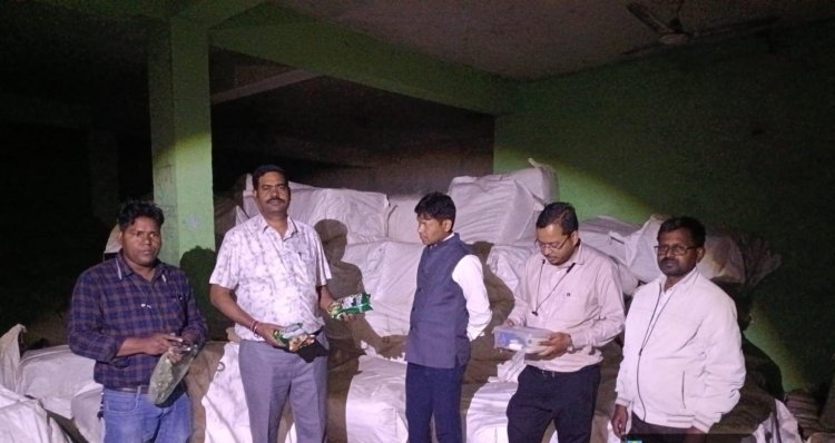 रायपुर में खाद्य एवं औषधि प्रशासन की बड़ी कार्रवाई : 25 लाख का पैक्ड सेफ्रॉन ब्लेंडेड सितार जब्त