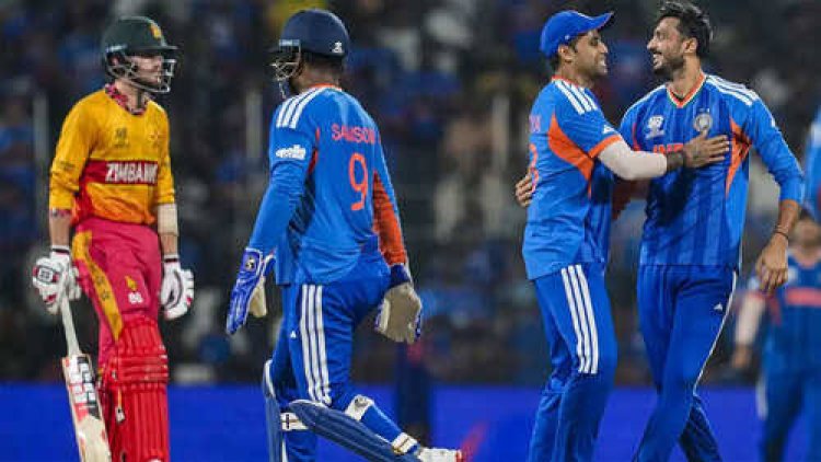 टीम इंडिया की जोरदार वापसी! जिम्बाब्वे को 72 रनों से रौंदकर सेमीफाइनल की ओर बढ़ाए कदम