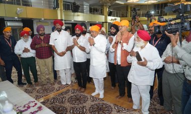 सांसद बृजमोहन अग्रवाल और CM विष्णु देव साय ने नांदेड़ साहिब तीर्थ यात्रा की 25 बसों को दिखाई हरी झंडी