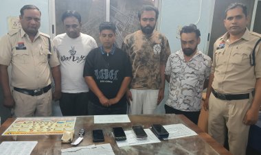 T-20 वर्ल्ड कप फाइनल में ऑनलाइन सट्टा : रायपुर में 6 सटोरिए गिरफ्तार, क्रेटा कार समेत 9.76 लाख का सामान जब्त