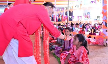 मुख्यमंत्री विष्णु देव साय ने मां दुर्गा की पूजा-अर्चना कर प्रदेशवासियों की सुख-समृद्धि की कामना