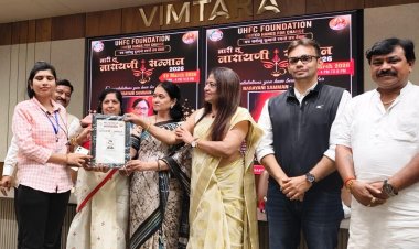 प्रीति जोशी को नारी तू नारायणी सम्मान, उत्कृष्ट योगदान देने वाली महिलाएं सम्मानित