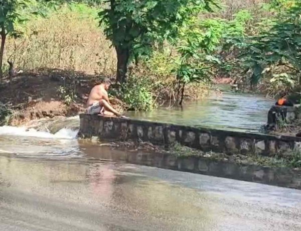 रायगढ़ में जलाशय का गेट टूटा, नेशनल हाईवे पर सैलाब के हालात