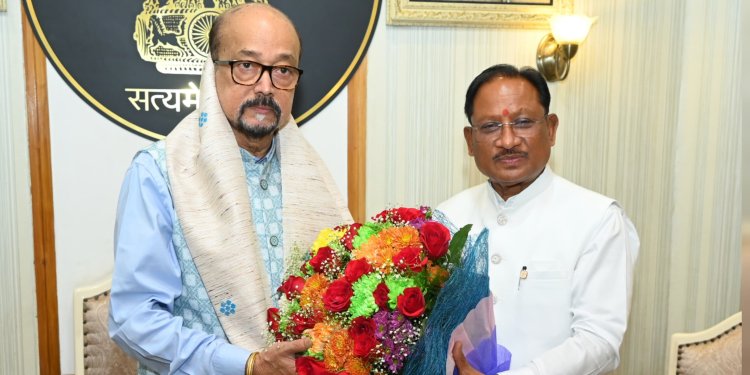 राज्यपाल रमेन डेका को मुख्यमंत्री विष्णुदेव साय ने दी जन्मदिन की बधाई