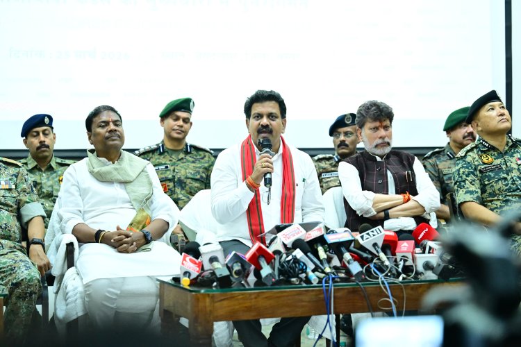 छत्तीसगढ़ 31 मार्च 2026 तक सशस्त्र नक्सलवाद से होगा पूर्णतः मुक्त: विजय शर्मा